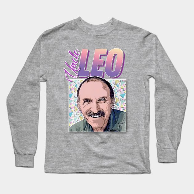 Uncle Leo Len Lesser/Aesthetic Tribute Design Long Sleeve T-Shirt by DankFutura